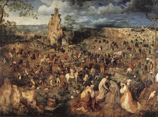 Pieter Bruegel Christ Carring the Cross Sweden oil painting art
